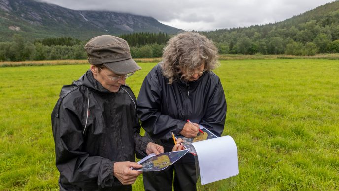 EOV kartlegging Gardbruker Johanne Harang og NLR radgiver Ragnhild Renna 1